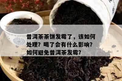 普洱茶茶饼发霉了，该如何处理？喝了会有什么影响？如何避免普洱茶发霉？