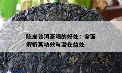 陈皮普洱茶喝的好处：全面解析其功效与潜在益处