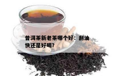 普洱茶新老茶哪个好：刮油快还是好喝？