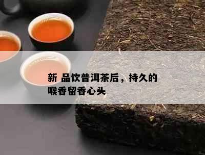 新 品饮普洱茶后，持久的喉香留香心头