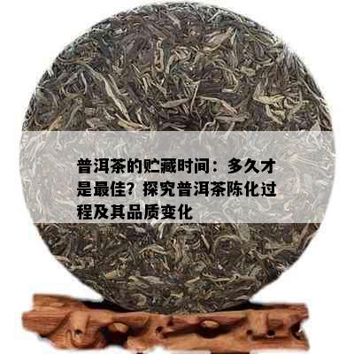 普洱茶的贮藏时间：多久才是更佳？探究普洱茶陈化过程及其品质变化