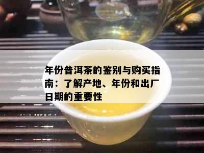 年份普洱茶的鉴别与购买指南：了解产地、年份和出厂日期的重要性