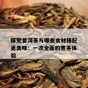 探究普洱茶与哪些食材搭配更美味：一次全面的煮茶体验