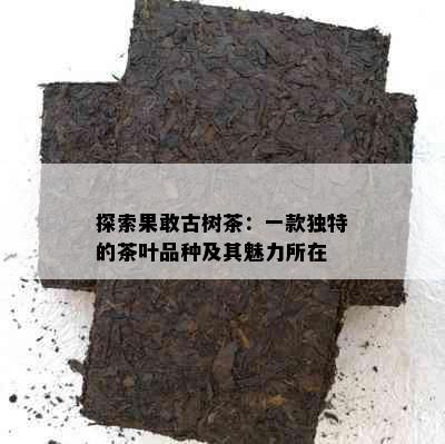 探索果敢古树茶：一款独特的茶叶品种及其魅力所在