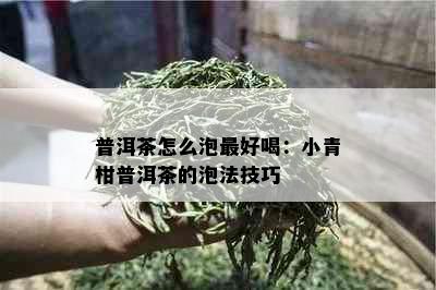 普洱茶怎么泡更好喝：小青柑普洱茶的泡法技巧