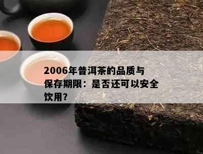 2006年普洱茶的品质与保存期限：是否还可以安全饮用？