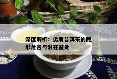 深度解析：劣质普洱茶的隐形危害与潜在益处