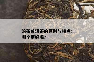 沱茶普洱茶的区别与特点：哪个更好喝？