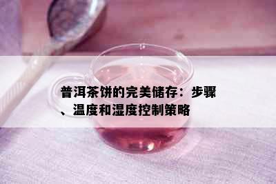 普洱茶饼的完美储存：步骤、温度和湿度控制策略