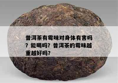 普洱茶有霉味对身体有害吗？能喝吗？普洱茶的霉味越重越好吗？