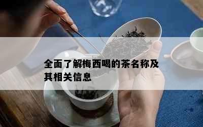 全面了解梅西喝的茶名称及其相关信息