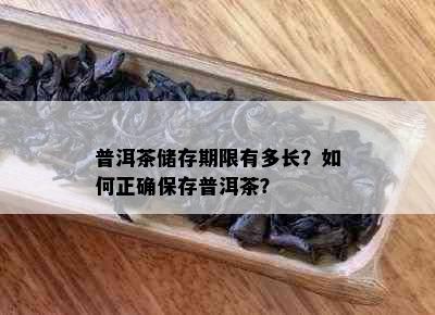 普洱茶储存期限有多长？如何正确保存普洱茶？