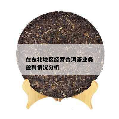 在东北地区经营普洱茶业务盈利情况分析