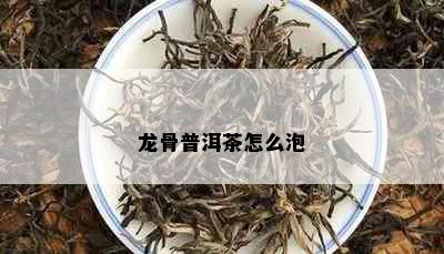 龙骨普洱茶怎么泡