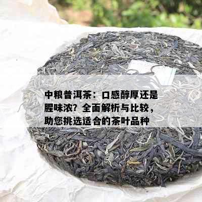 中粮普洱茶：口感醇厚还是腥味浓？全面解析与比较，助您挑选适合的茶叶品种