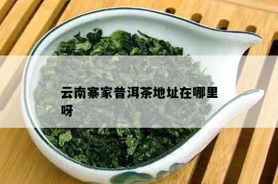 云南寨家普洱茶地址在哪里呀