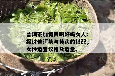 普洱茶加黄芪喝好吗女人：探讨普洱茶与黄芪的搭配，女性适宜饮用及适量。