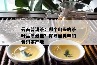 云南普洱茶：哪个山头的茶叶品质更佳？探寻最美味的普洱茶产地