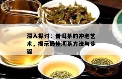 深入探讨：普洱茶的冲泡艺术，揭示更佳沏茶方法与步骤