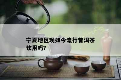 宁夏地区现如今流行普洱茶饮用吗？