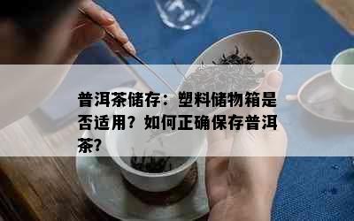 普洱茶储存：塑料储物箱是否适用？如何正确保存普洱茶？