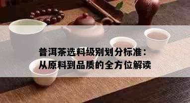 普洱茶选料级别划分标准：从原料到品质的全方位解读