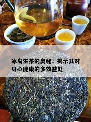 冰岛生茶的奥秘：揭示其对身心健康的多效益处