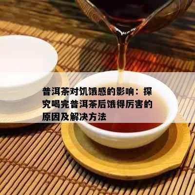 普洱茶对饥饿感的影响：探究喝完普洱茶后饿得厉害的原因及解决方法