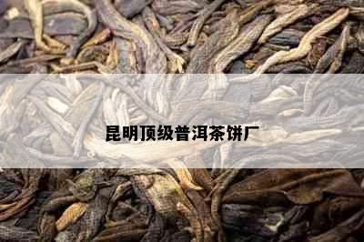 昆明顶级普洱茶饼厂