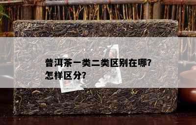 普洱茶一类二类区别在哪？怎样区分？