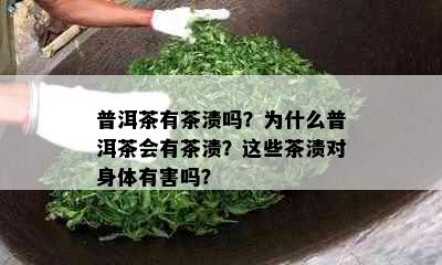 普洱茶有茶渍吗？为什么普洱茶会有茶渍？这些茶渍对身体有害吗？