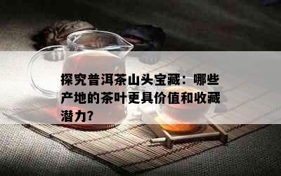 探究普洱茶山头宝藏：哪些产地的茶叶更具价值和收藏潜力？