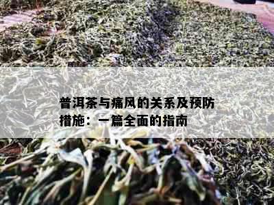 普洱茶与痛风的关系及预防措施：一篇全面的指南