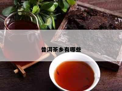 普洱茶乡有哪些