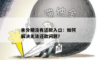 来分期没有还款入口：如何解决无法还款问题？