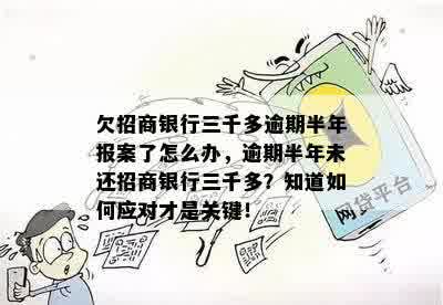 欠招商银行三千多逾期半年报案了怎么办，逾期半年未还招商银行三千多？知道如何应对才是关键！