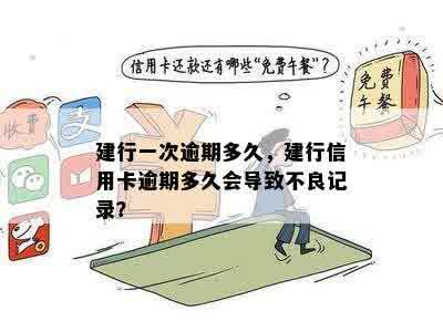 建行一次逾期多久，建行信用卡逾期多久会导致不良记录？