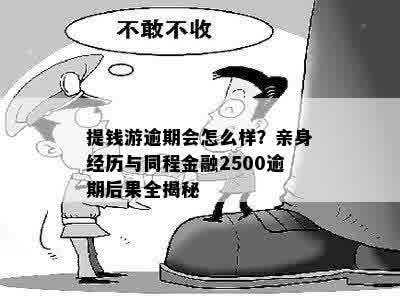 提钱游逾期会怎么样？亲身经历与同程金融2500逾期后果全揭秘