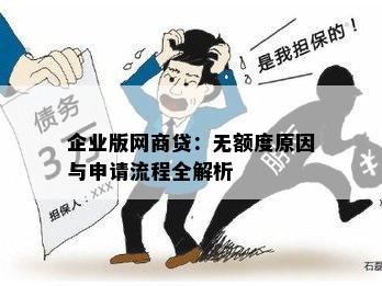 企业版网商贷：无额度原因与申请流程全解析