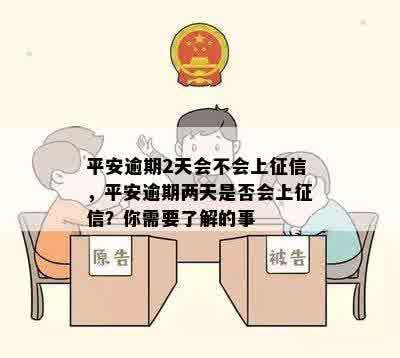 平安逾期2天会不会上征信，平安逾期两天是否会上征信？你需要了解的事