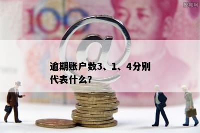 逾期账户数3、1、4分别代表什么？