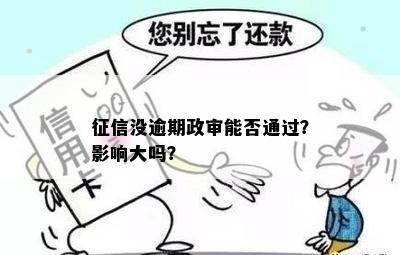 征信没逾期政审能否通过？影响大吗？