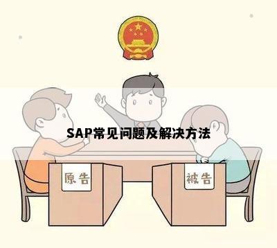 SAP常见问题及解决方法