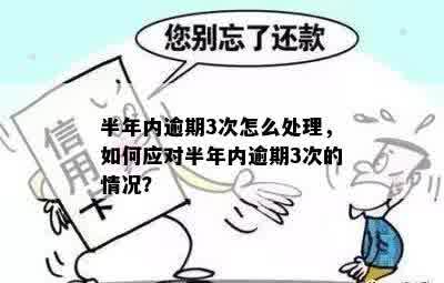 半年内逾期3次怎么处理，如何应对半年内逾期3次的情况？