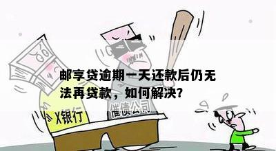 邮享贷逾期一天还款后仍无法再贷款，如何解决？