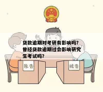 贷款逾期对考研有影响吗？曾经贷款逾期过会影响研究生考试吗？