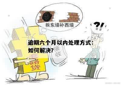 逾期六个月以内处理方式：如何解决？