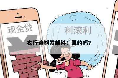 农行逾期发邮件：真的吗？