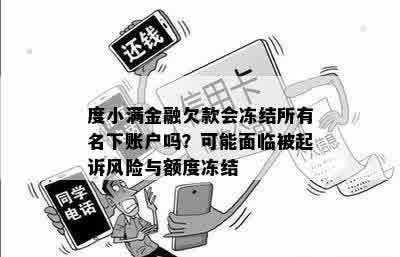 度小满金融欠款会冻结所有名下账户吗？可能面临被起诉风险与额度冻结