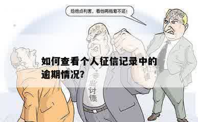 如何查看个人征信记录中的逾期情况？